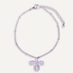 Keira White Gold Bee Bracelet - D&X Retail