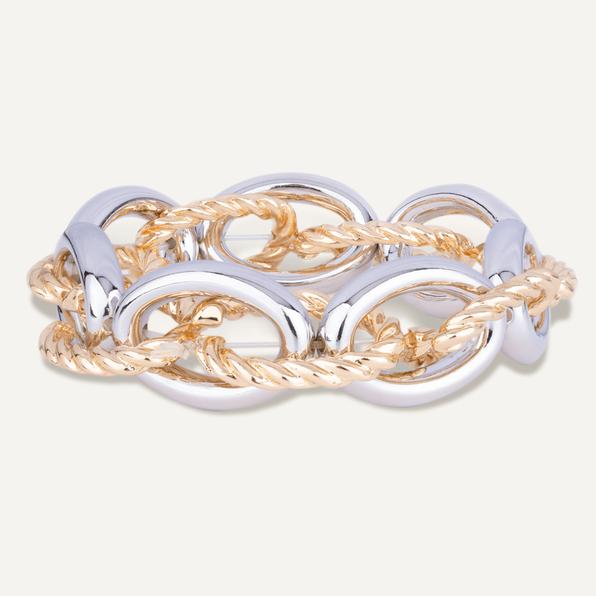 Alesha Gold And Silver Elasticated Rope Bracelet - D&X Retail