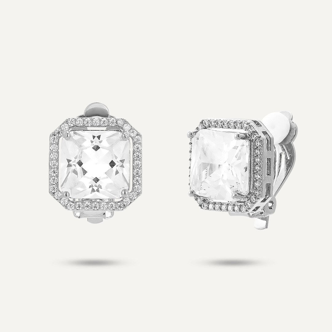 Square clip 2025 on earrings