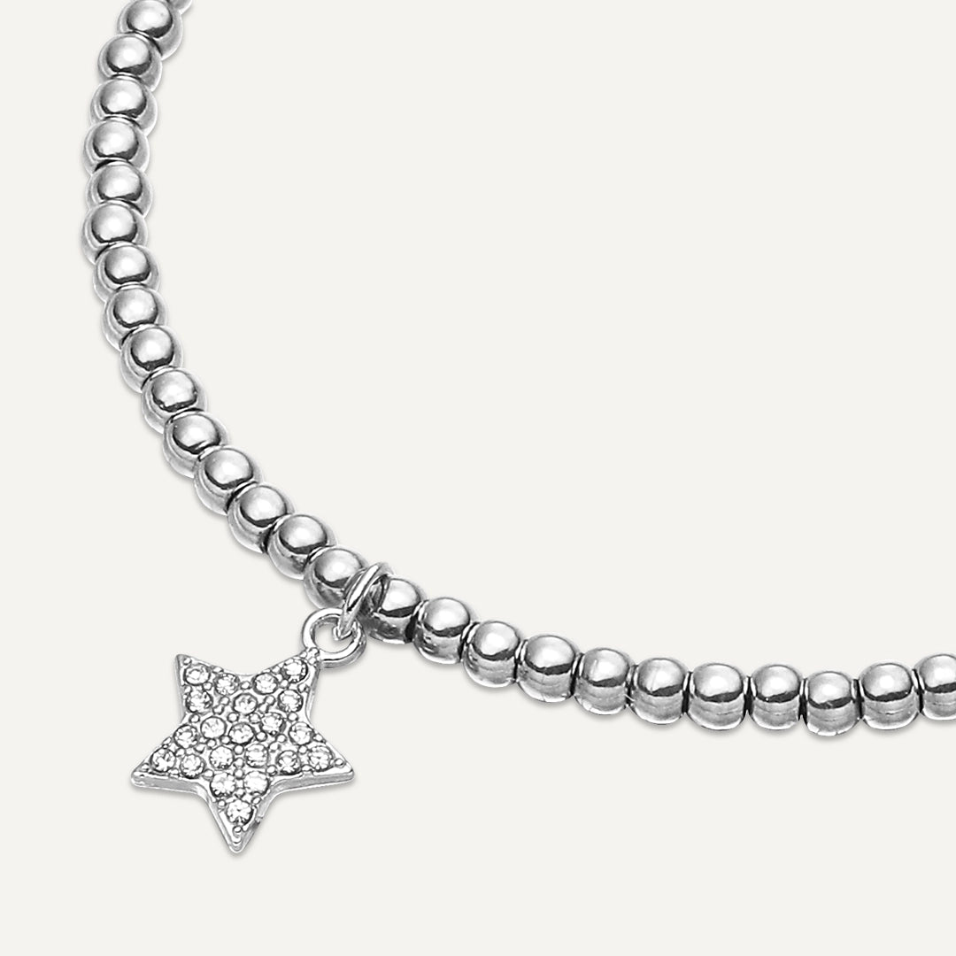 Memories: "SO PROUD OF YOU" | Star Bracelet | White Gold-Plated