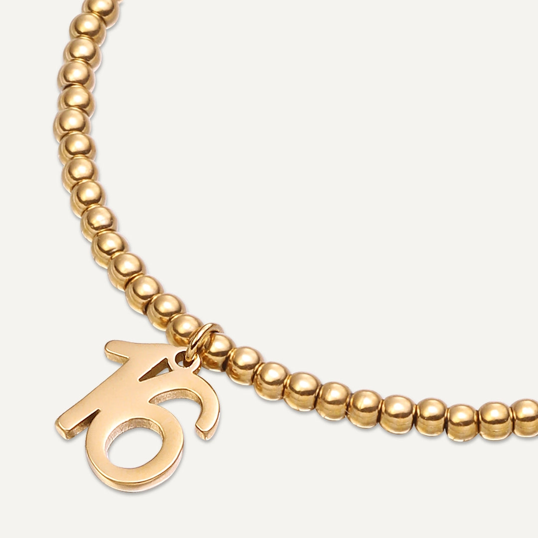 Memories: "HAPPY 16TH BIRTHDAY" | Number 16 Bracelet | 18K Gold-Plated
