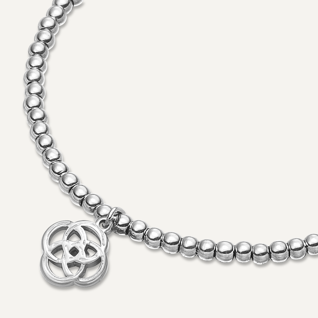 Memories: "CELTIC ETERNITY KNOT" | Knot Bracelet | White Gold-Plated