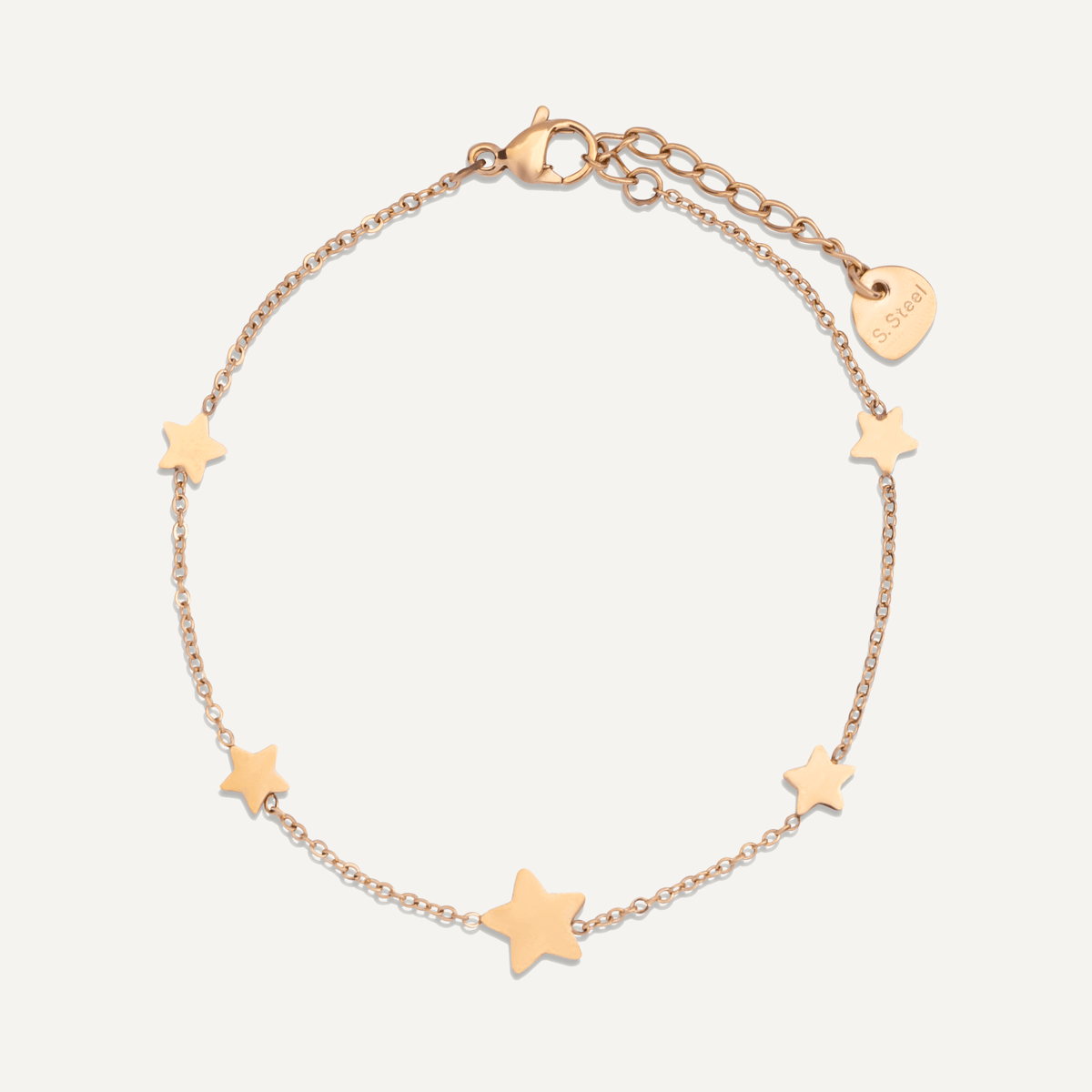 Keira Gold Star Chain Bracelet - D&X Retail