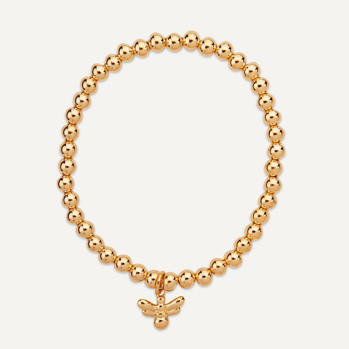 Emily Gold Bee Elasticated Bracelet - D&X Retail