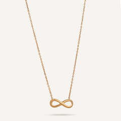 Keira Infinity Symbol Pendant Necklace In Gold - D&X Retail