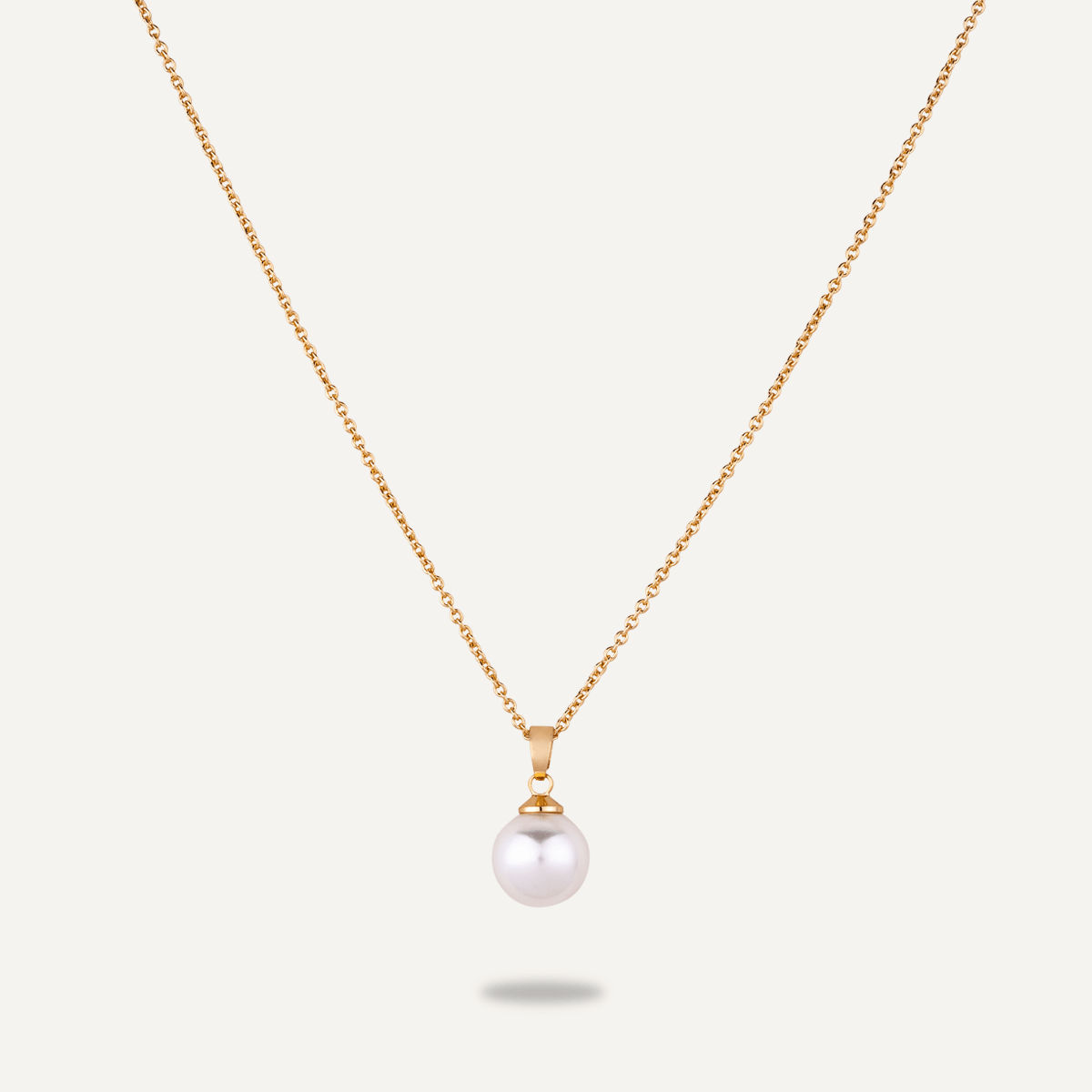 Gold Chain With A Mother Of Pearl Pendant - D&X Retail