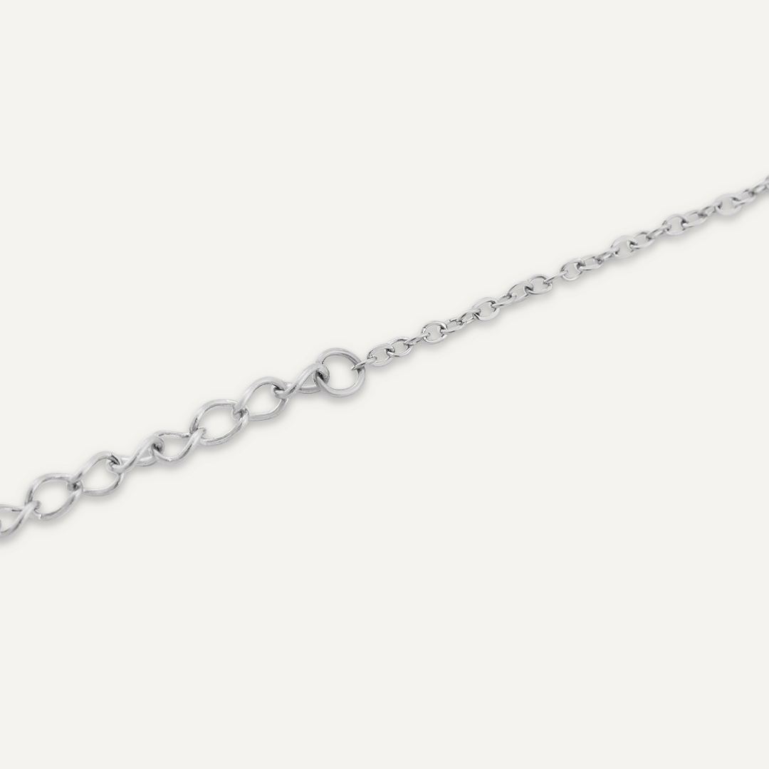 Star Clasp Bracelet In Silver-Tone