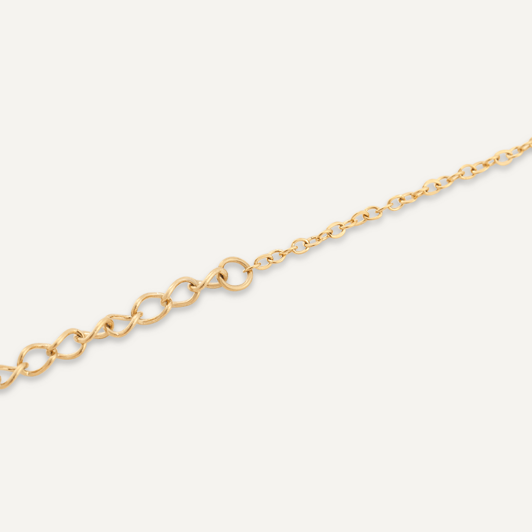 Charm Clasp Bracelet In Gold-Tone