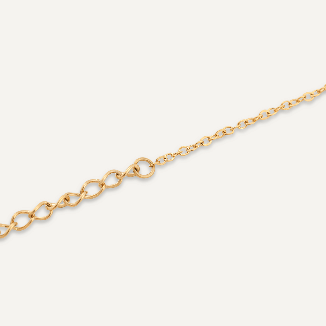 Keira Multi Heart Clasp Bracelet In Gold-Tone