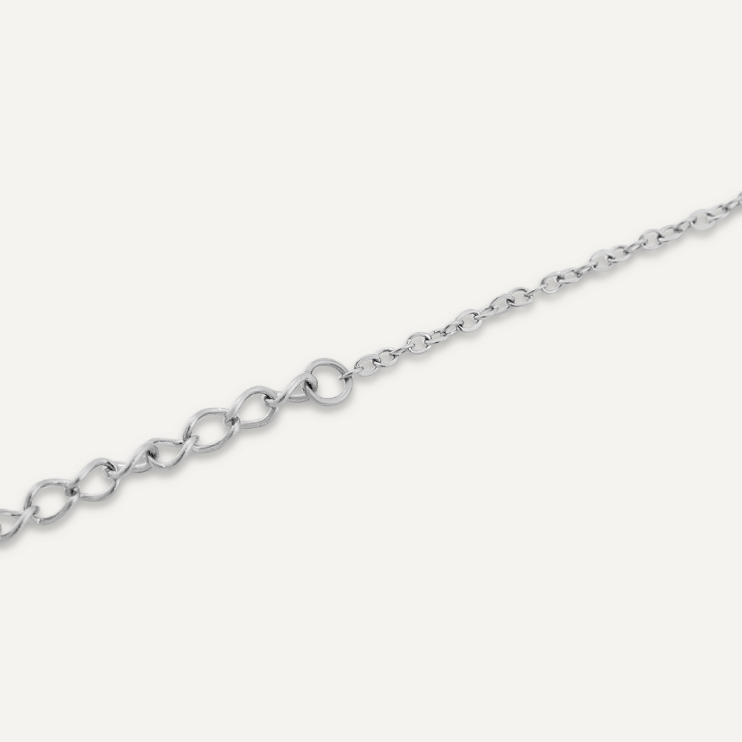 Keira Multi Heart Clasp Bracelet In Silver-Tone