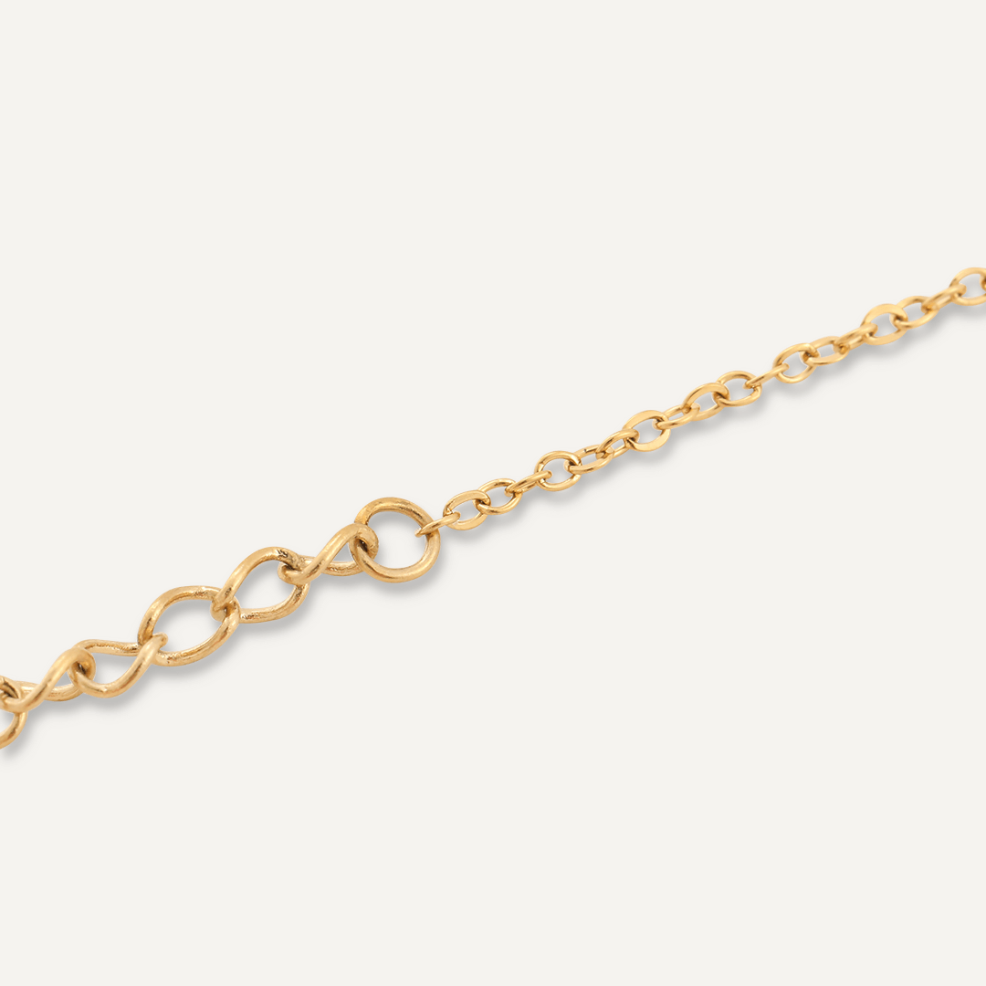 Bee Charm Clasp Bracelet In  Gold-Tone