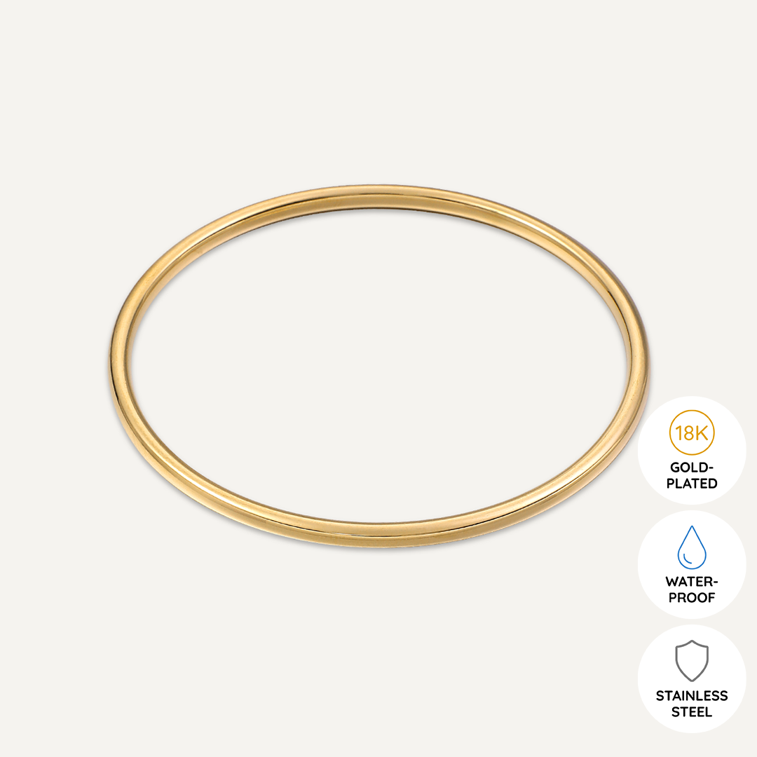 Vibes | Radiant Glow Fixed Size Bracelet | 18K Gold-Plated