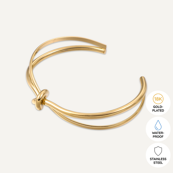 アクセサリー Santaku 18K combi eigh knot bracelet Santaku 18K combi eigh knot bracelet