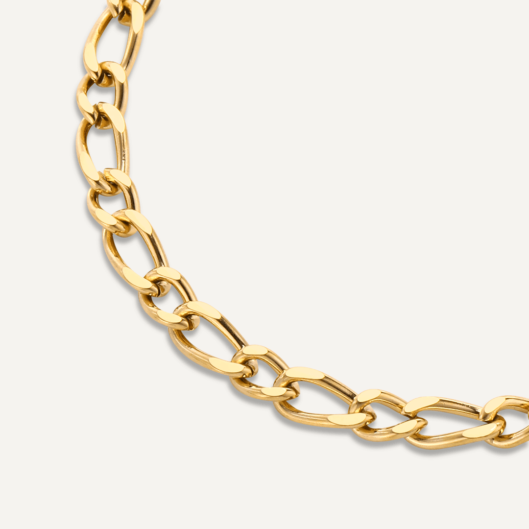 Vibes | Linked Brilliance Clasp Bracelet | 18K Gold-Plated