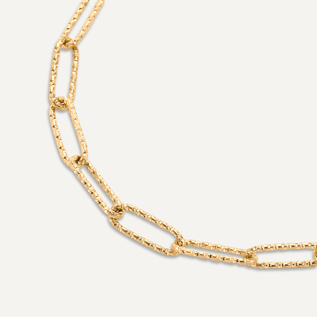 Vibes | Urban Links Clasp Bracelet | 18K Gold-Plated