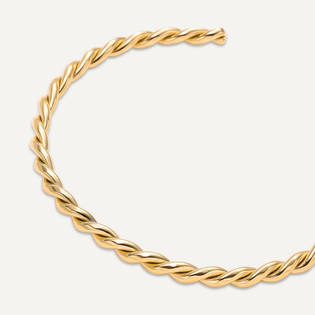 Vibes | Twirl Luxe Bracelet | 18K Gold-Plated