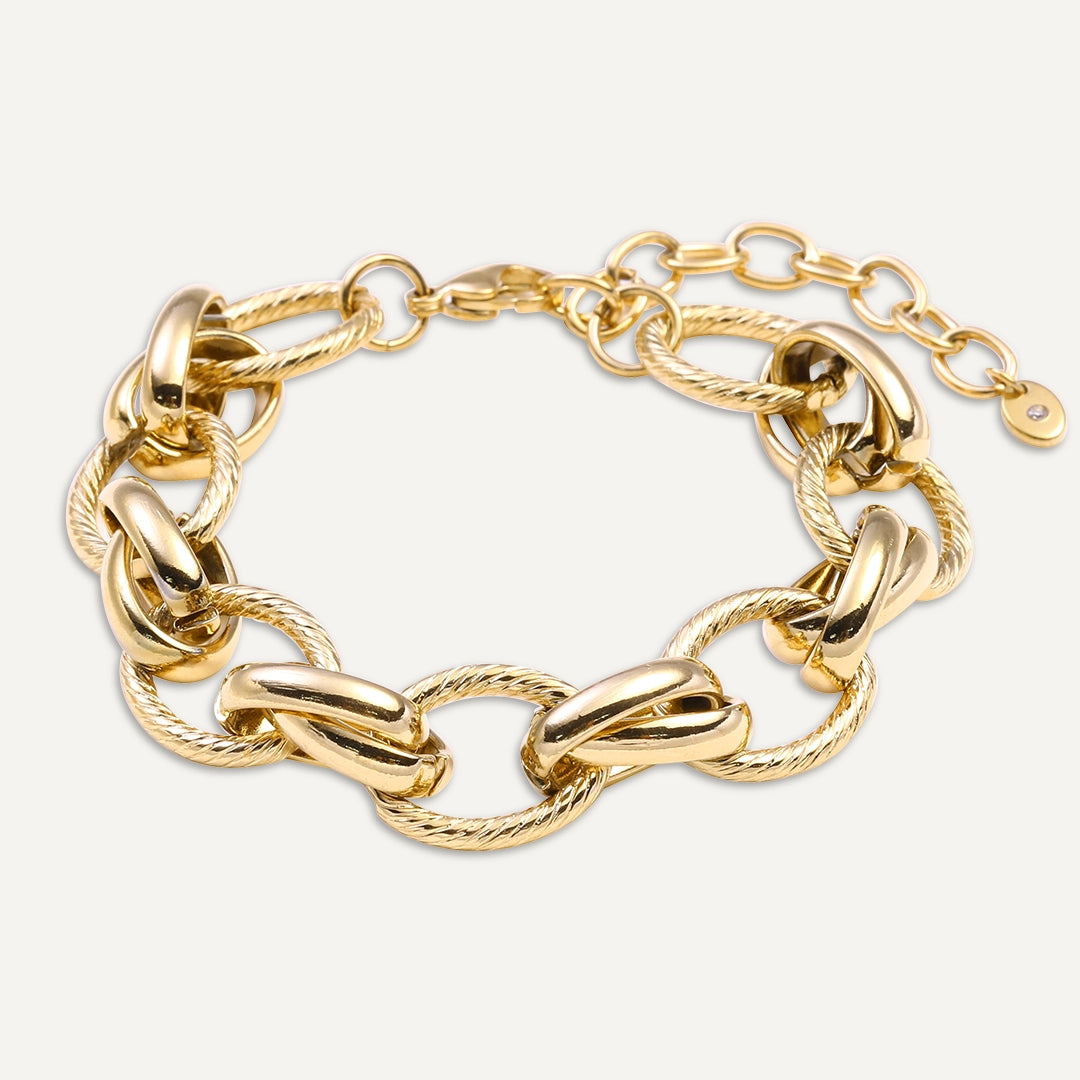 Vibes | Power Link Chain Bracelet | 18K Gold-Plated