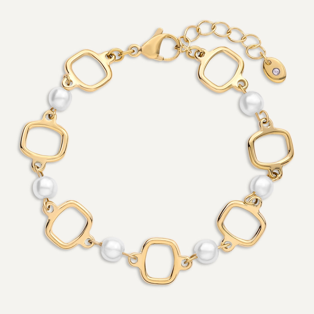 Vibes | Pearl Pop Bracelet | 18K Gold-Plated