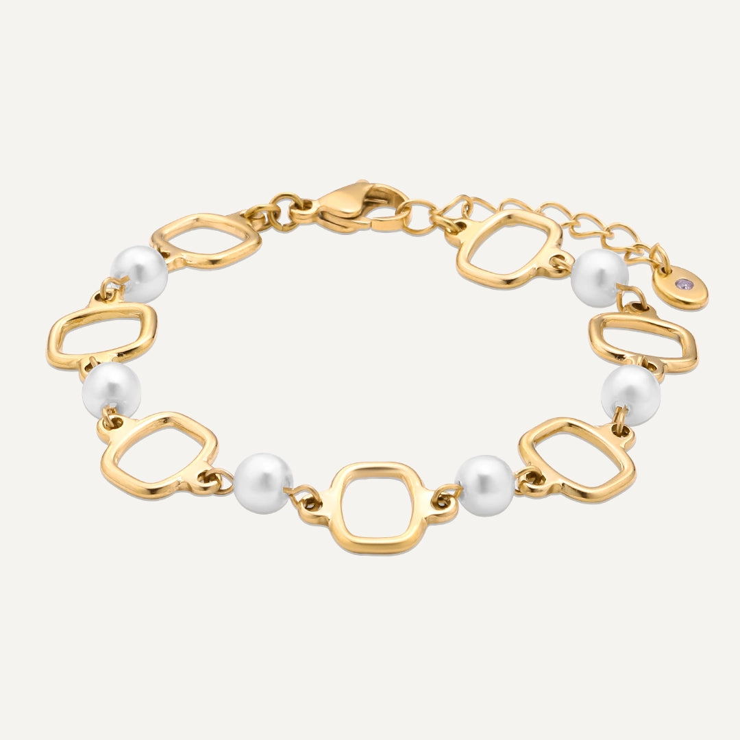 Vibes | Pearl Pop Bracelet | 18K Gold-Plated