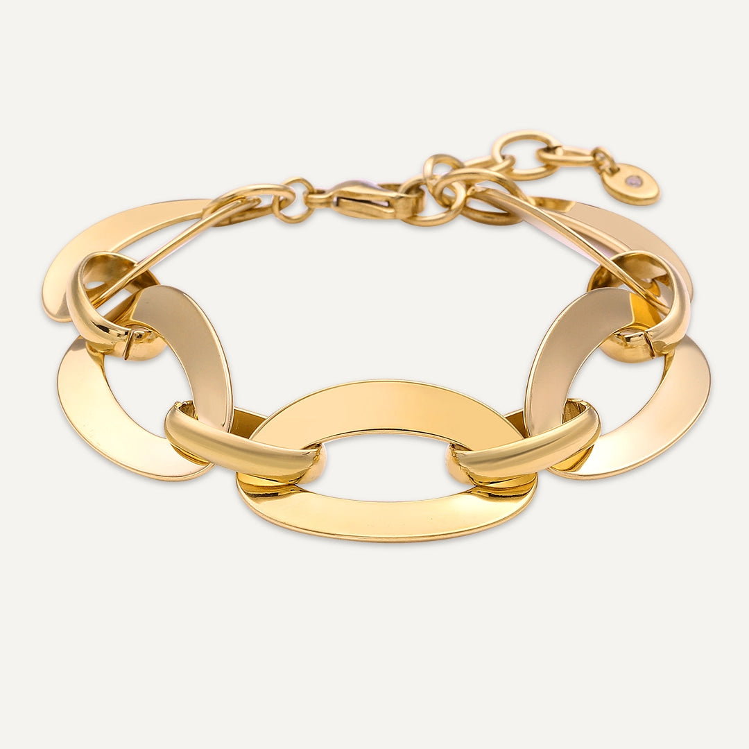Vibes | Bold Loop Luxe Bracelet | 18K Gold-Plated