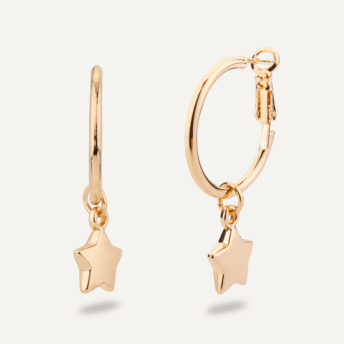 Eternal Gold Star Lever Earrings - D&X Retail