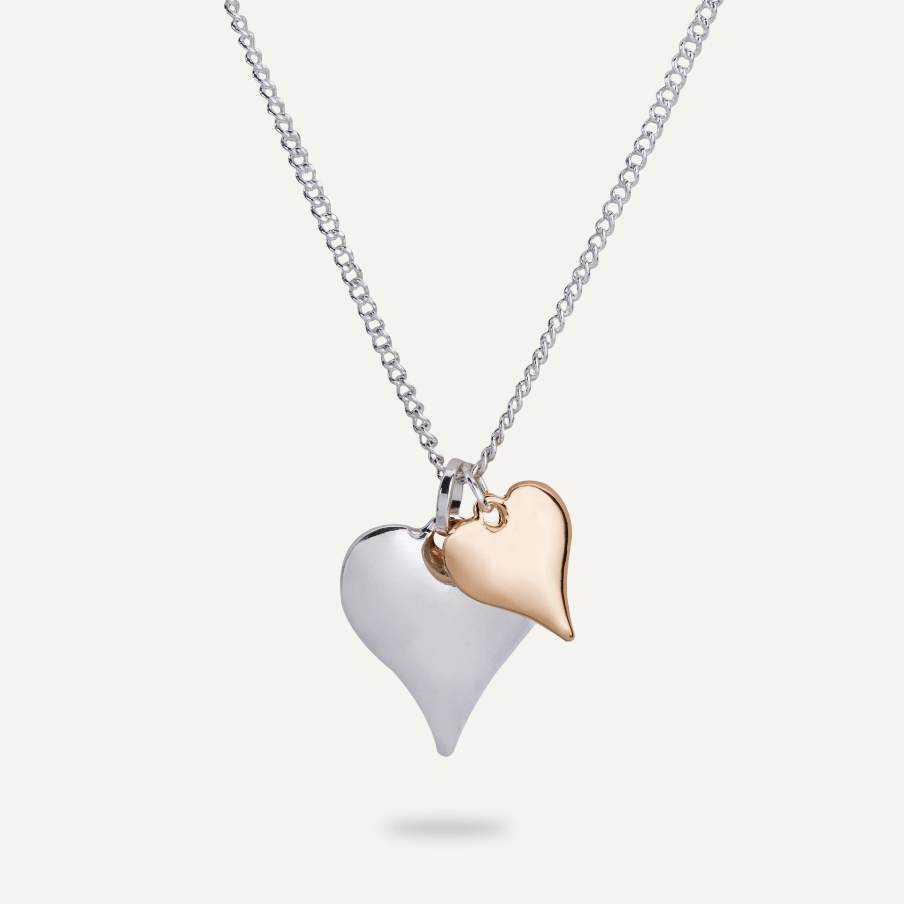 Sweetheart 2 Hearts Pendant Necklace - D&X Retail