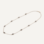 Long Labradorite Multi Crystal Gold Necklace - D&X Retail