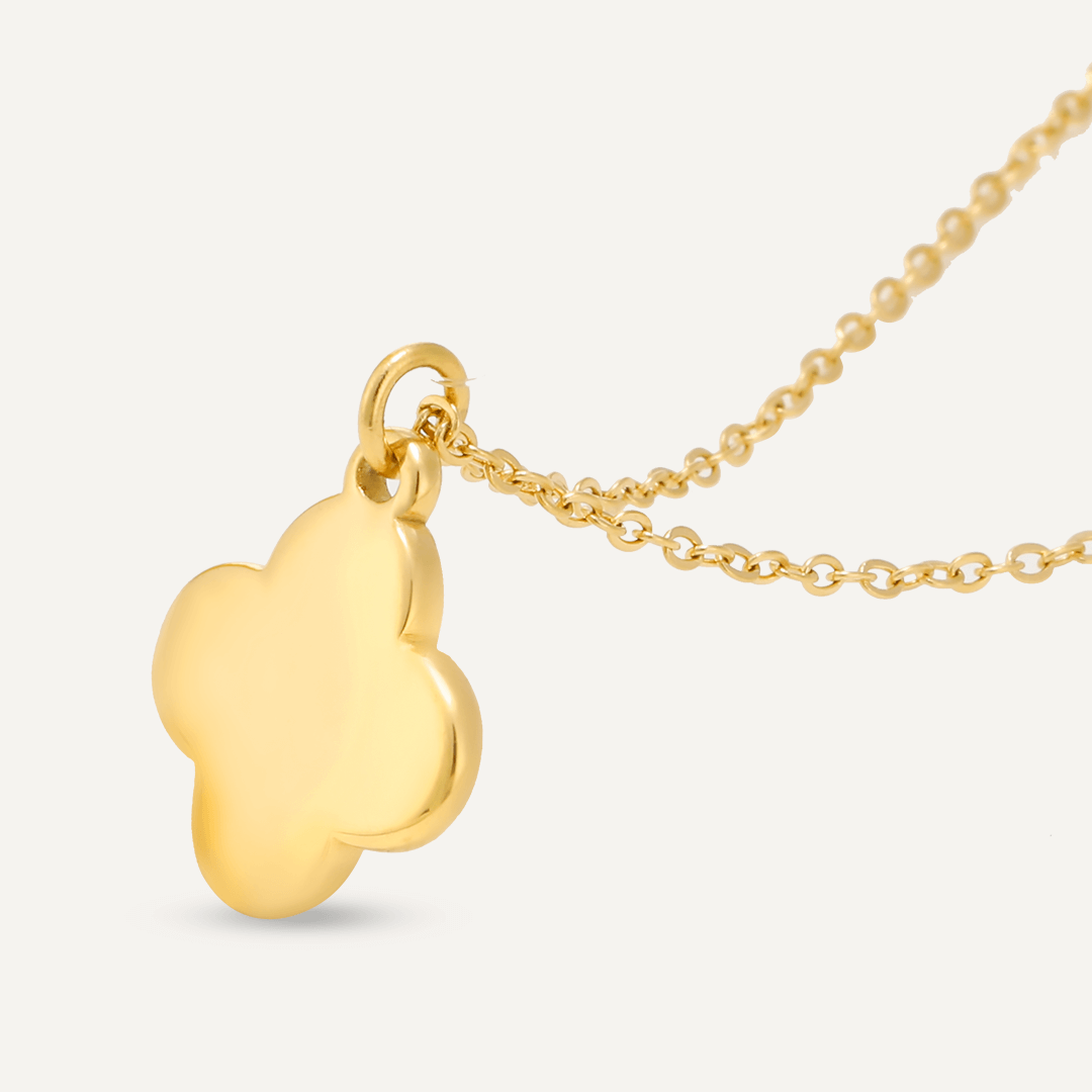 Contemporary Charm Necklace In Gold-Tone