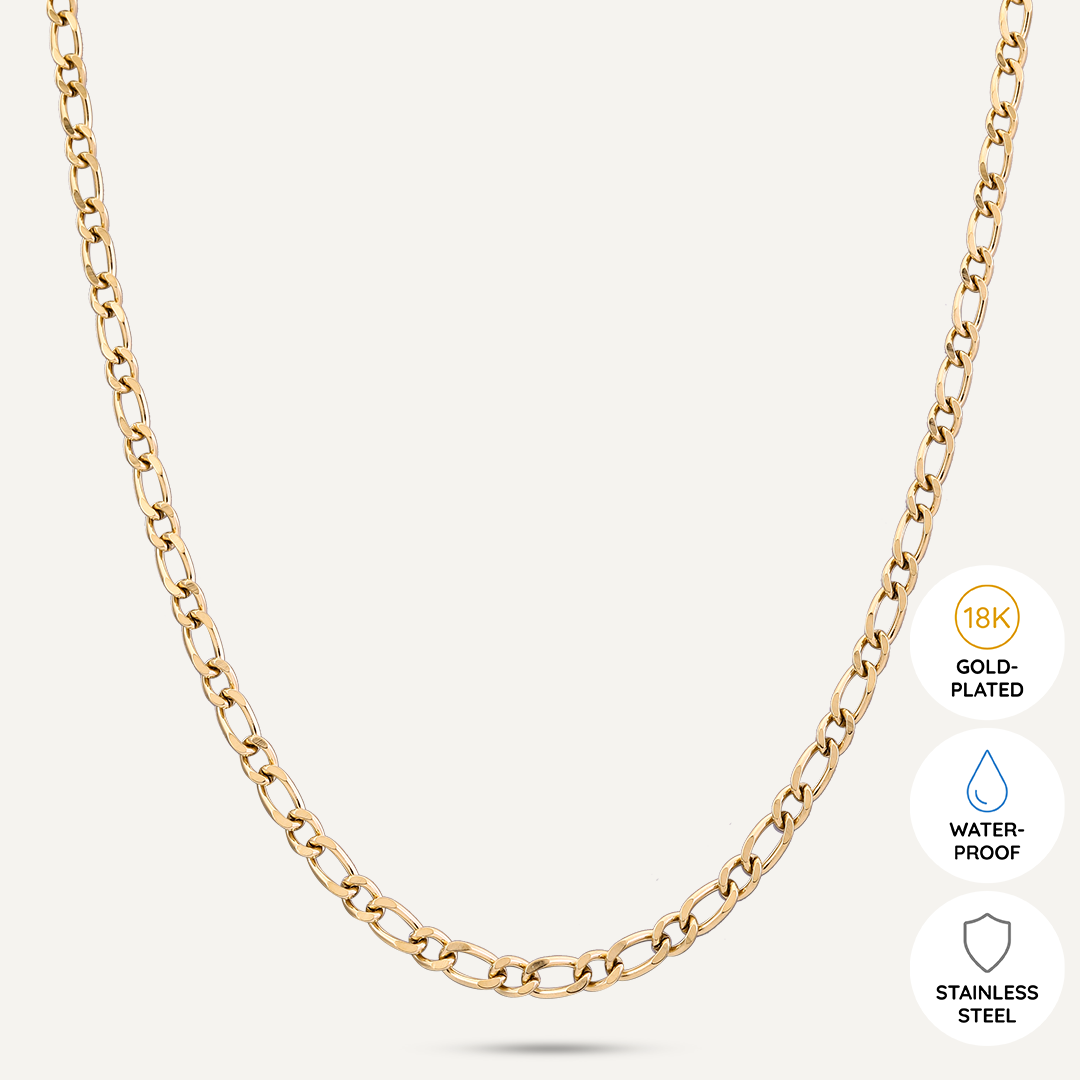 Vibes | Classic Curb Chain Necklace | 18K Gold-Plated