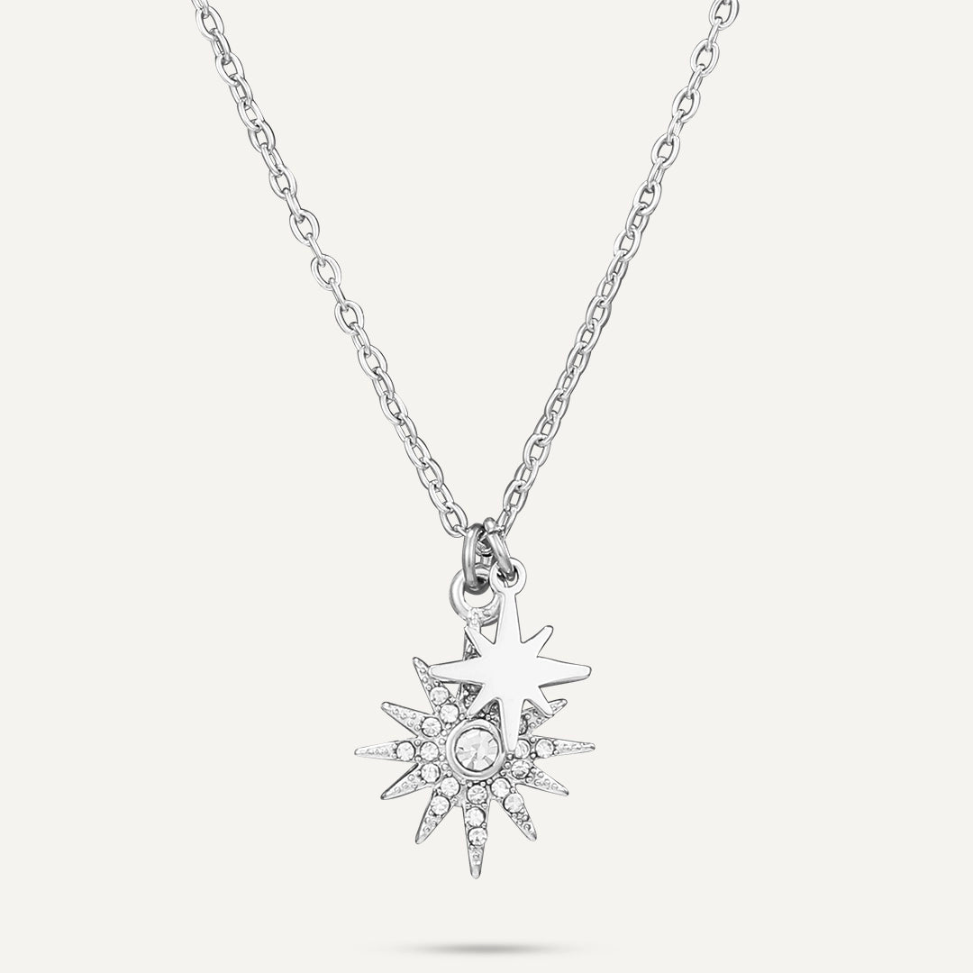 Vibes | Starlit Dream Necklace | White Gold-Plated