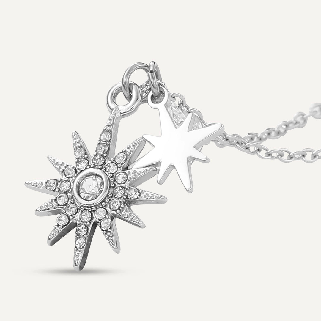 Vibes | Starlit Dream Necklace | White Gold-Plated