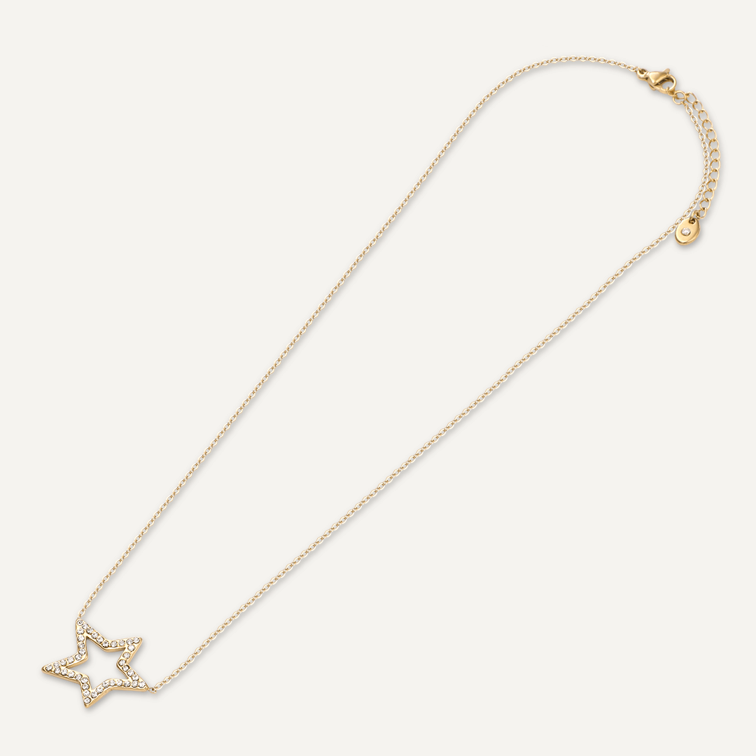 Vibes | Starry Glow Pendant Necklace | 18K Gold-Plated