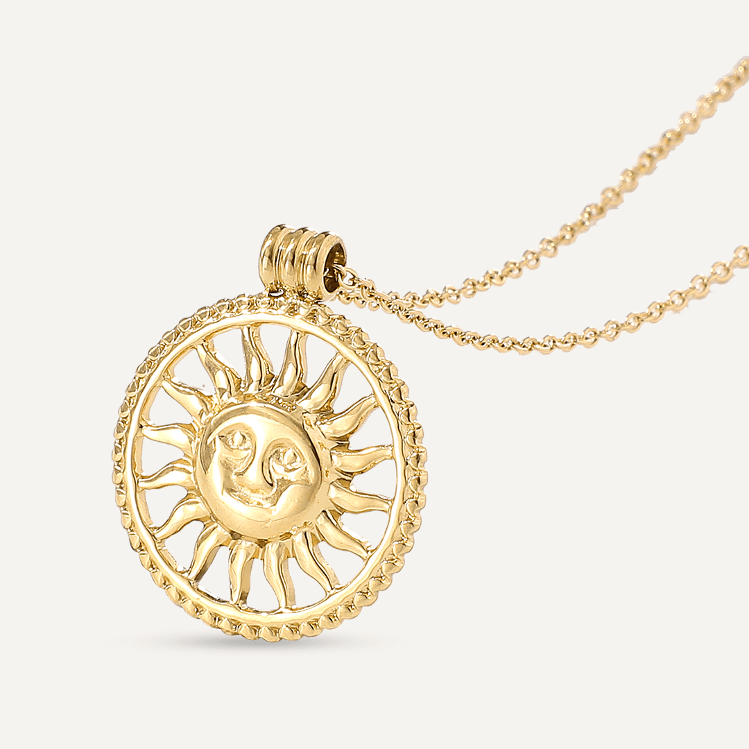 Vibes | Radiant Sol Necklace | 18K Gold-Plated