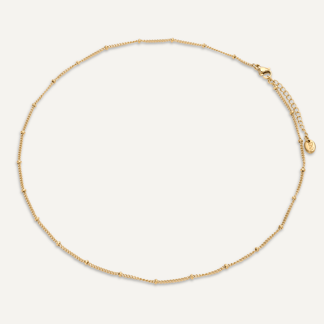 Vibes | Dotted Elegance Necklace | 18K Gold-Plated