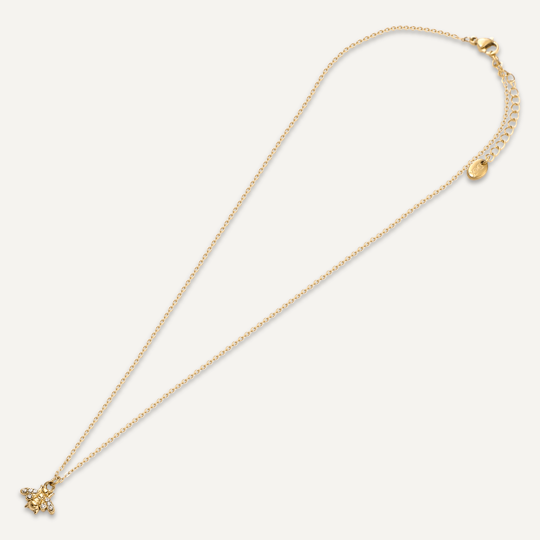 Vibes | Bee Dazzling Long Necklace | 18K Gold-Plated