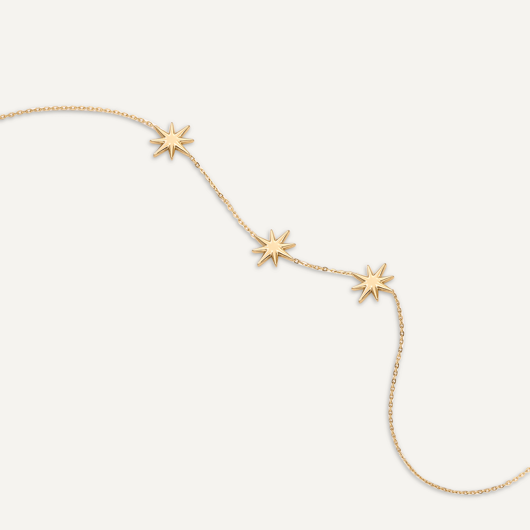 Vibes | Twilight Star Choker Necklace | 18K Gold-Plated