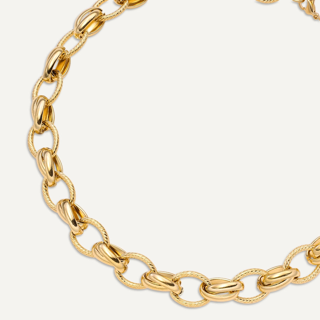 Vibes | Luxe Loop Necklace | 18K Gold-Plated