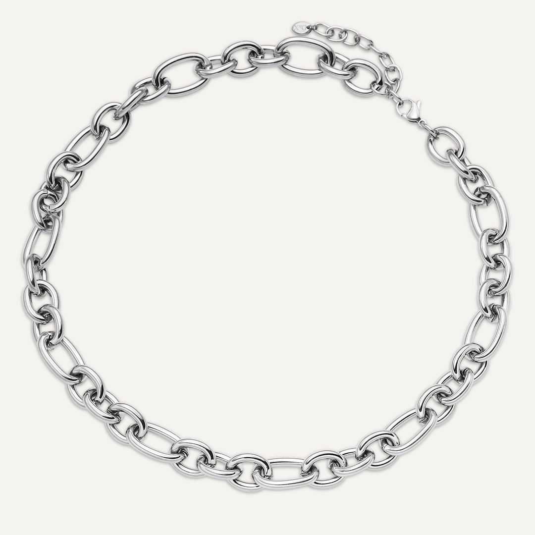 Vibes | Chunky Glow Chain | White Gold-Plated