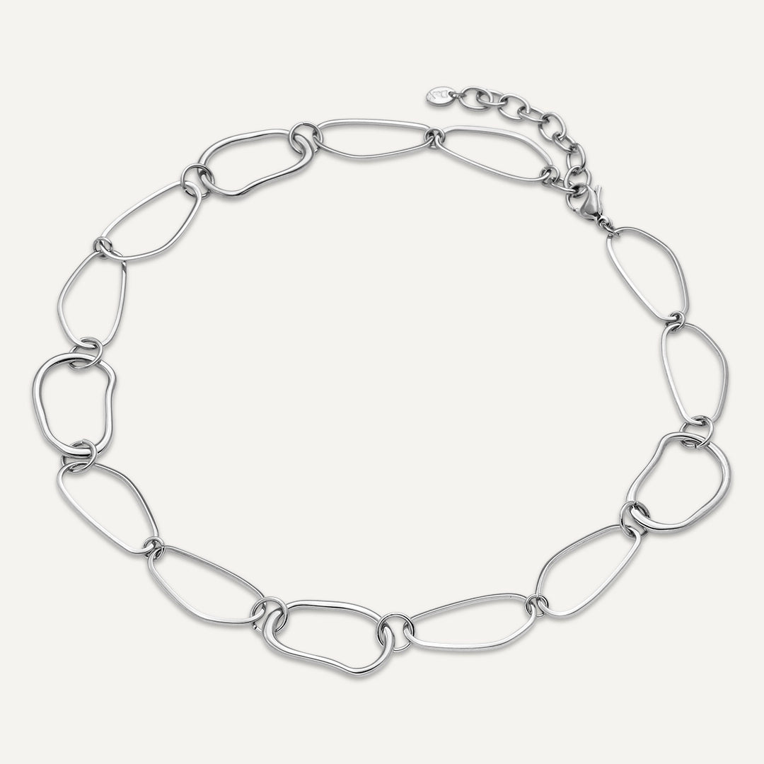 Vibes | Flow State Chain Necklace | White Gold-Plated