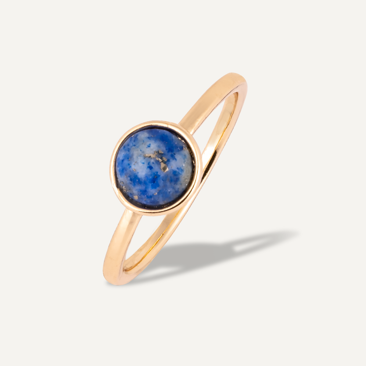Lapis Gem Stone Gold Ring - D&X Retail
