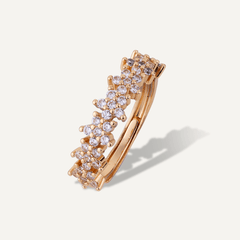 Cubic Zirconia Kylie Gold Ring - D&X Retail