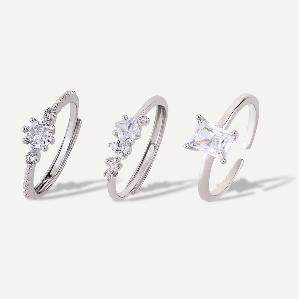 Angled Stacking Rings Stackable Rings Fairmined Ecological Gold Grain Stackable Ring From