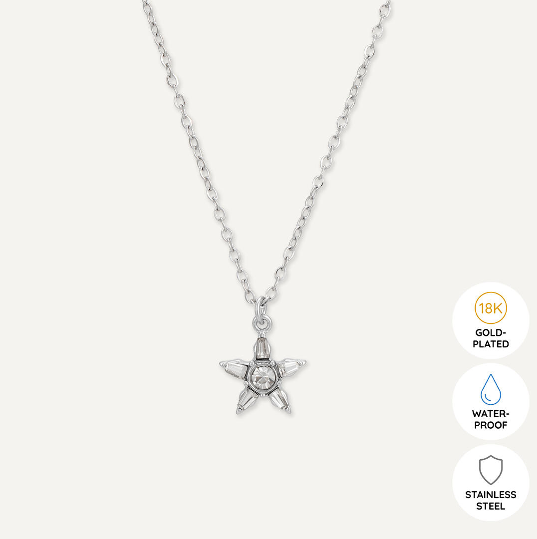 Memories: "YOU'RE SPECIAL" | Star Necklace | White Gold-Plated