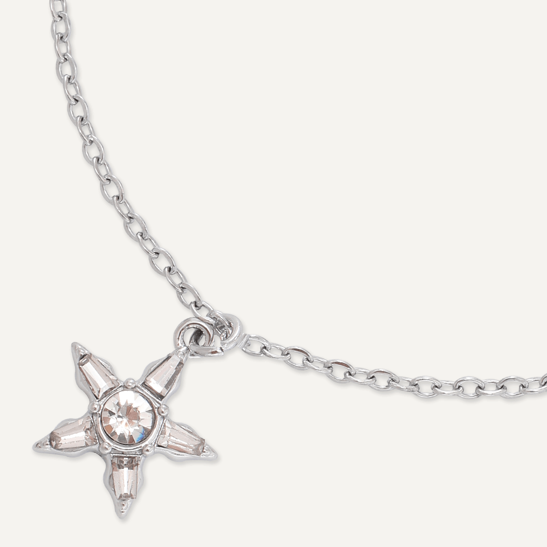 Memories: "YOU'REA STAR" | Star Bracelet | White Gold-Plated