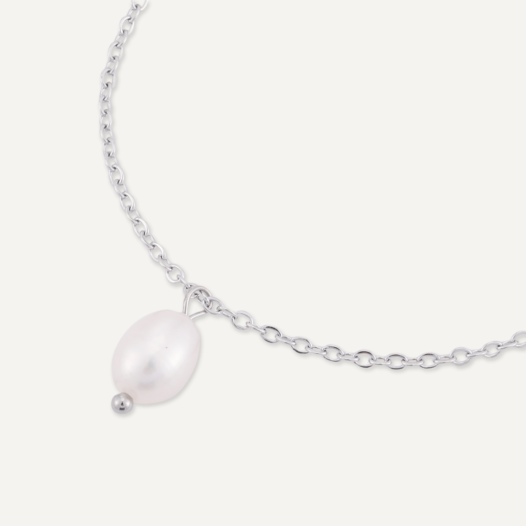 Memories: "AMAZING MOTHER OF THE GROOM" | Pearl Bracelet | White Gold-Plated