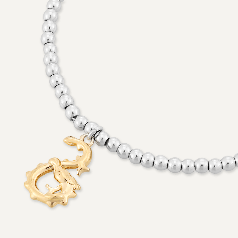 Memories: "YEAR OF THE DRAGON" | Dragon Bracelet | White Gold & 18K Gold-Plated