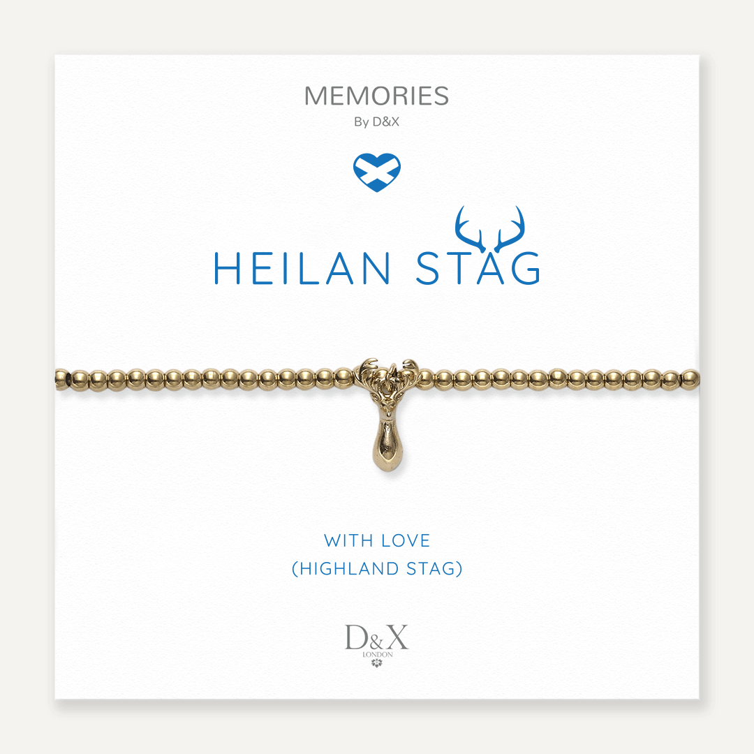 Memories: "HEILAN STAG" | Stag Bracelet | 18K Gold-Plated