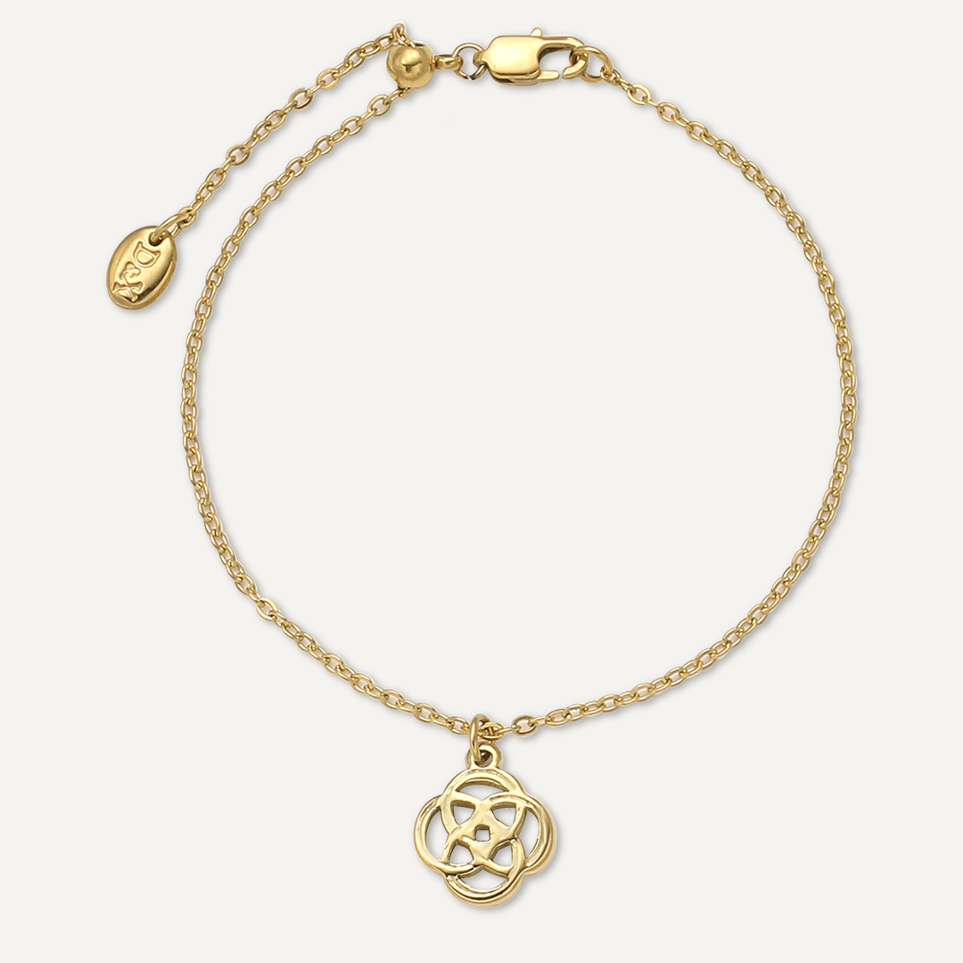 Memories: "CELTIC ETERNITY KNOT" | Knot Bracelet | 18K Gold-Plated