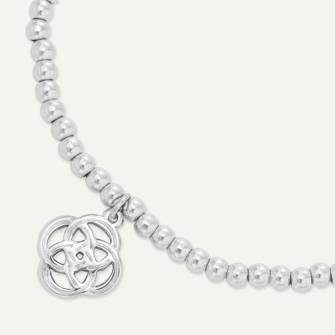 Memories: "CELTIC ETERNITY KNOT" | Knot Bracelet | White Gold-Plated