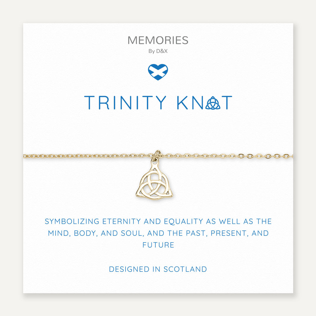 Memories: "TRINITY KNOT" | Knot Bracelet | 18K Gold-Plated
